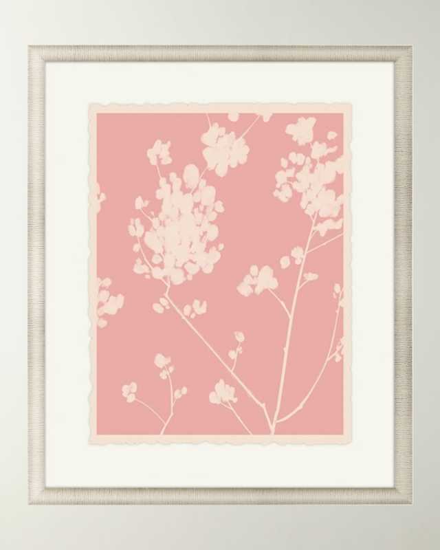 "Wildflower Silhouette I" Framed Print